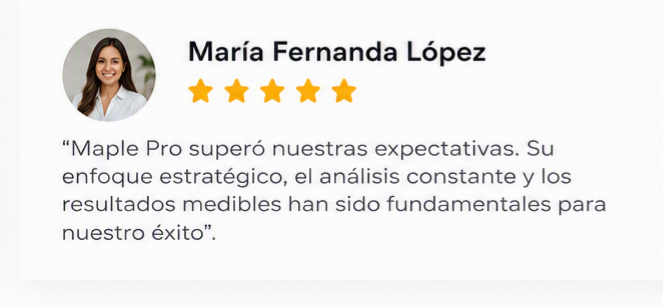 Testimonio de cliente satisfecho